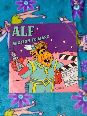 Vintage ALF “Mission to Mars” Kids Book Retro 80s Alien Cartoon Nostalgia